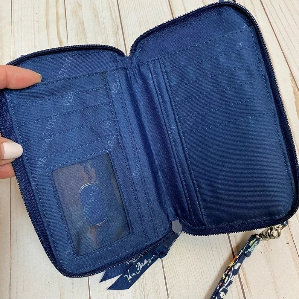 Vera Bradley Quilted Floral Wristlet Wallet